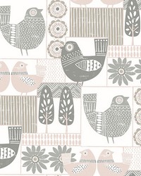 Spring Chickens Peel & Stick Wallpaper by  Novel 