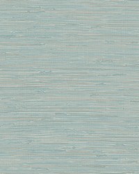 Tibetan Grasscloth Teal Peel & Stick Wallpaper by  Brewster Wallcovering 