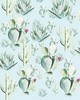 Wall Pops Cactus Blue Wall Mural Blues