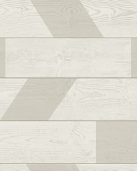 Natural Graphic Shiplap Self Adhesive Wallpaper by  Alexander Henry 