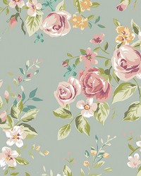 Flowery Wall Mural by  Brewster Wallcovering 