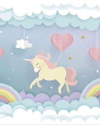 Unicorn Dream Wall Mural by  Brewster Wallcovering 