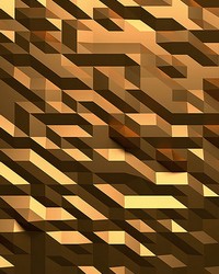 3D Crystal Gold Wall Mural by  Brewster Wallcovering 