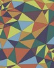 Wall Pops Multicolored Polygons Wall Mural Multicolor