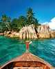 Wall Pops St. Pierre Island At Seychelles Wall Mural Multicolor