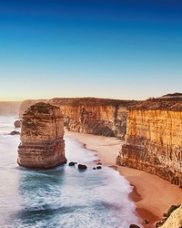 Cliff At Sunset In Australia Wall Mural by  Brewster Wallcovering 