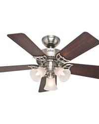 Southern Breeze 42in Brushed Nickel Three Light Kit by   