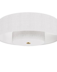 Hunter 30 inch Brookside Luxe Gold Ceiling Fan with LED Light Kit and Handheld Remote by   