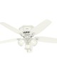 Hunter Fan Co Builder Low Profile 52in Snow White