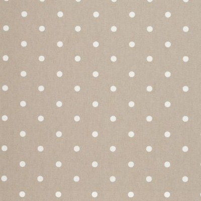 Clarke and Clarke Dotty F0063 F0063/12 CAC Taupe in 9029 Brown Cotton Polka Dot   Fabric