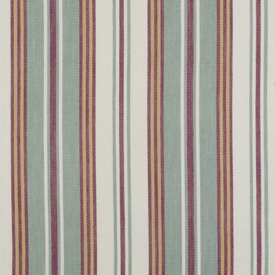 Clarke and Clarke Mitra F0373 F0373/04 CAC Sage in 9379 Green Cotton  Blend Striped   Fabric