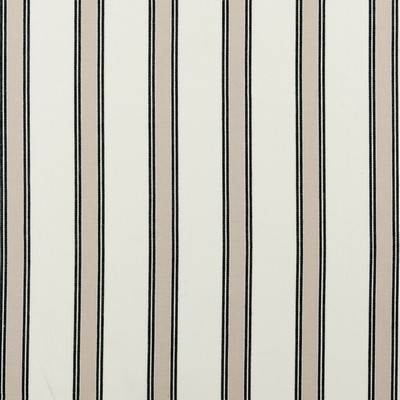 Clarke and Clarke Oxford Charcoal in Ticking Stripes Collection Cotton Striped Textures Striped   Fabric