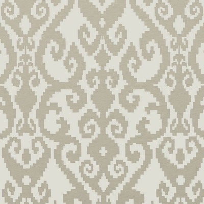 Clarke and Clarke Malika F0532 F0532/03 CAC Sand in 9530 Beige Cotton  Blend Ethnic and Global  Ikat  Fabric
