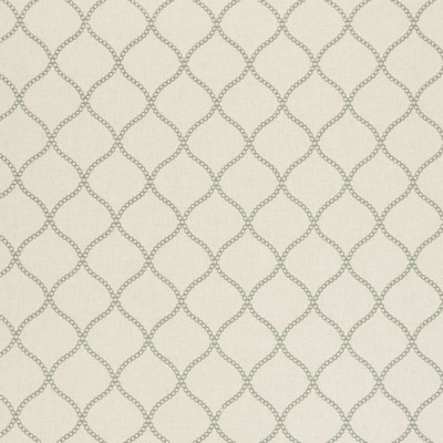 Clarke and Clarke Sawley F0601 F0601/03 CAC Mineral in 9595 Grey Polyester  Blend