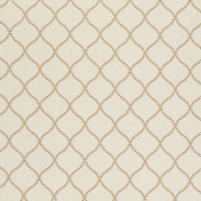 Clarke and Clarke Sawley F0601 F0601/06 CAC Sand in 9595 Beige Polyester  Blend