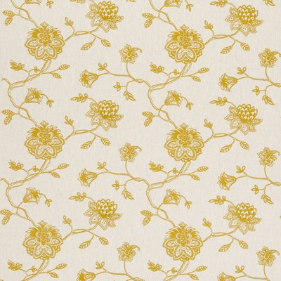 Clarke and Clarke Whitewell Citrus in Ribble Valley Collection Polyester  Blend