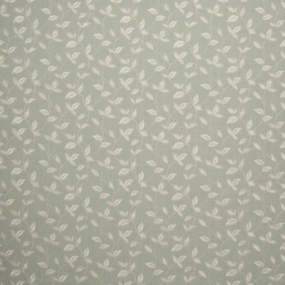 Clarke and Clarke Chartwell F0734 F0734/03 CAC Duckegg in Manor House Blue Cotton  Blend Scrolling Vines   Fabric