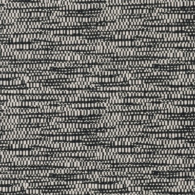 Clarke and Clarke Bw1001 F0873 F0873/01 CAC Black/white in Black and White White 28%Polyester Geometric   Fabric