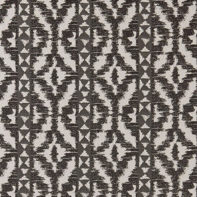 Clarke and Clarke Bw1005 F0877 F0877/01 CAC Black/white in Black and White White 23%Polyester  Blend Ethnic and Global  Ethnic and Global   Fabric