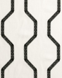 Bw1012 F0884 F0884/01 CAC Black/white by  Schumacher Fabric 