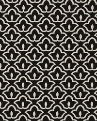 Bw1014 F0887 F0887/01 CAC Black/white by  Schumacher Fabric 