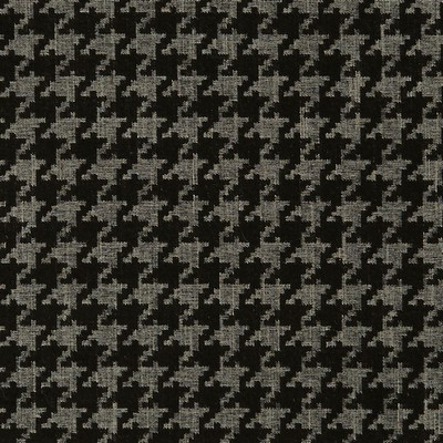 Clarke and Clarke Bw1027 F0900 F0900/01 CAC Black/white in Black and White White 33%Cotton  Blend Houndstooth   Fabric