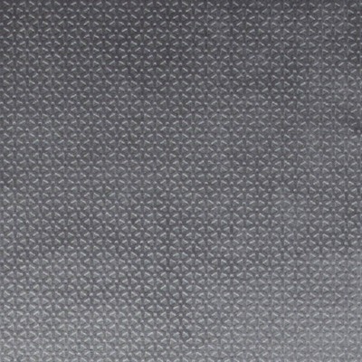 Clarke and Clarke F0968 8 SMOKE in 9186 Grey Upholstery POLYESTER Geometric  Patterned Velvet   Fabric