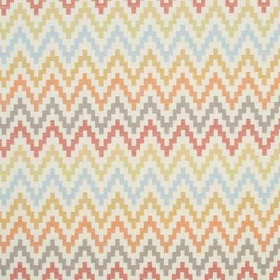 Clarke and Clarke F0996 5 SPICE in 9193 POLYESTER  Blend Zig Zag   Fabric