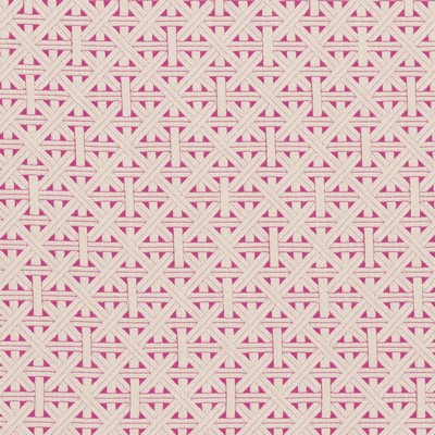 Clarke and Clarke F1000 3 FUCHSIA in 9129 Pink VISCOSE  Blend Trellis Diamond   Fabric