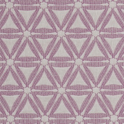 Clarke and Clarke F1053 7 VIOLET in 9159 Purple COTTON  Blend Contemporary Diamond   Fabric