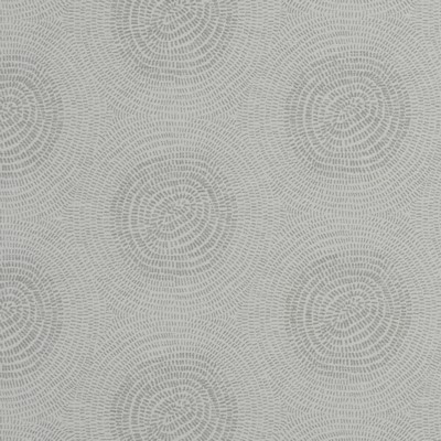 Clarke and Clarke F1060 3 PEBBLE in 9190 POLYESTER  Blend Circles and Swirls  Fabric