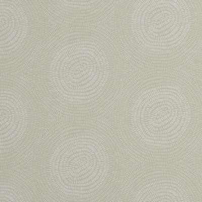 Clarke and Clarke F1060 5 SAND in 9190 Brown POLYESTER  Blend Circles and Swirls  Fabric