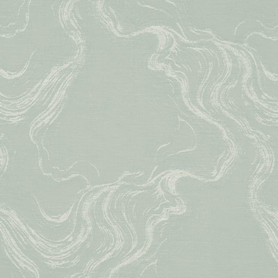 Clarke and Clarke F1061 1 MINERAL in 9190 Grey POLYESTER  Blend Leaves and Trees   Fabric
