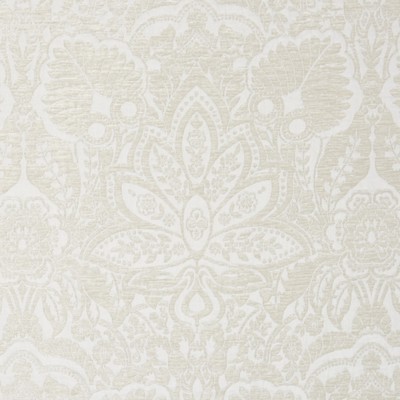 Clarke and Clarke F1075 2 IVORY in 9185 Beige POLYESTER Floral Medallion   Fabric