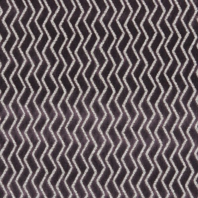 Clarke and Clarke F1084 2 DAMSON in 9187 Upholstery POLYESTER  Blend Geometric  Patterned Velvet   Fabric