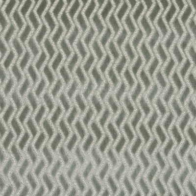 Clarke and Clarke F1084 6 MINERAL in 9187 Grey Upholstery POLYESTER  Blend Geometric  Patterned Velvet   Fabric