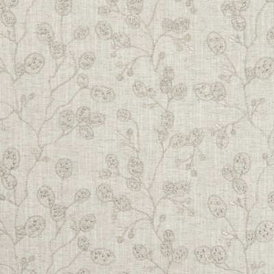 Clarke and Clarke F1090 4 NATURAL/GILVE in 9154 Beige VISCOSE  Blend Vine and Flower   Fabric