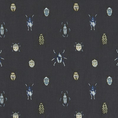 Clarke and Clarke F1095 2 MINERAL in 9154 Grey VISCOSE  Blend Bug and Insect   Fabric