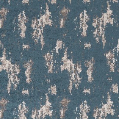 Clarke and Clarke MONTERREY F1323/07 CAC TEAL in CLARKE & CLARKE AVALON Green Multipurpose Patterned Chenille   Fabric