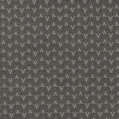 Clarke and Clarke ZION F1324/01 CAC CHARCOAL in CLARKE & CLARKE AVALON Grey Multipurpose -  Blend Patterned Chenille   Fabric