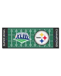 Pittsburgh Steelers Football Field Runner by   