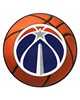Fan Mats LLC Washington Wizards Basketball Mat Orange