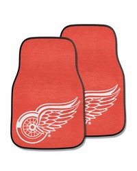 Detroit Red Wings 2-pc Carpet Car Mat Set by   