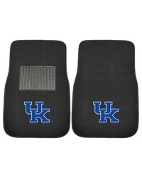 Kentucky Wildcats Embroidered Car Mat Set  2 Pieces Black by   