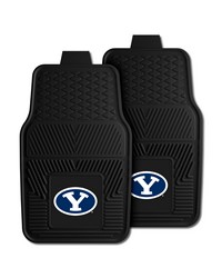 BYU Cougars 2-pc Vinyl Car Mat Set by   