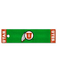 Utah Utes Putting Green Mat by   