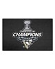 Fan Mats LLC Pittsburgh Penguins Starter Mat Champions Black