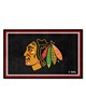 Fan Mats LLC Chicago Blackhawks 4x6 Rug Black