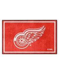 Detroit Red Wings 4x6 Rug by   