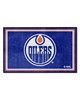 Fan Mats LLC Edmonton Oilers 4x6 Rug Blue